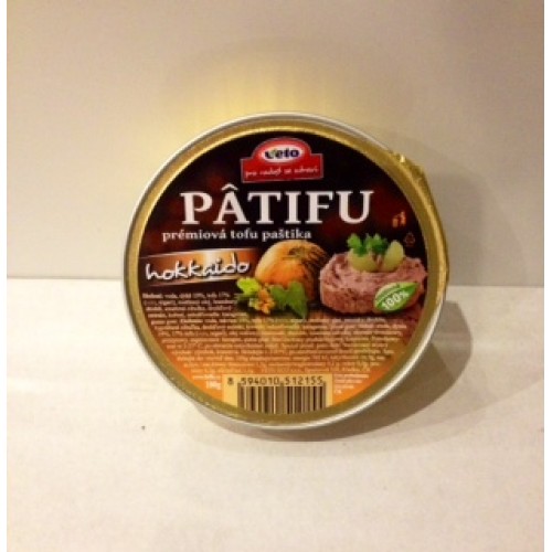 Veto Paštéta tofu hokkaido Patifu – ALU 100g 
